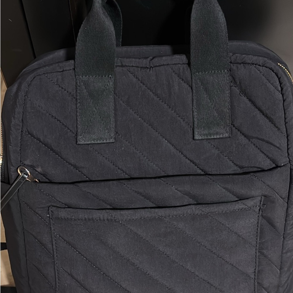 Universal Thread Black Quilted Backpack